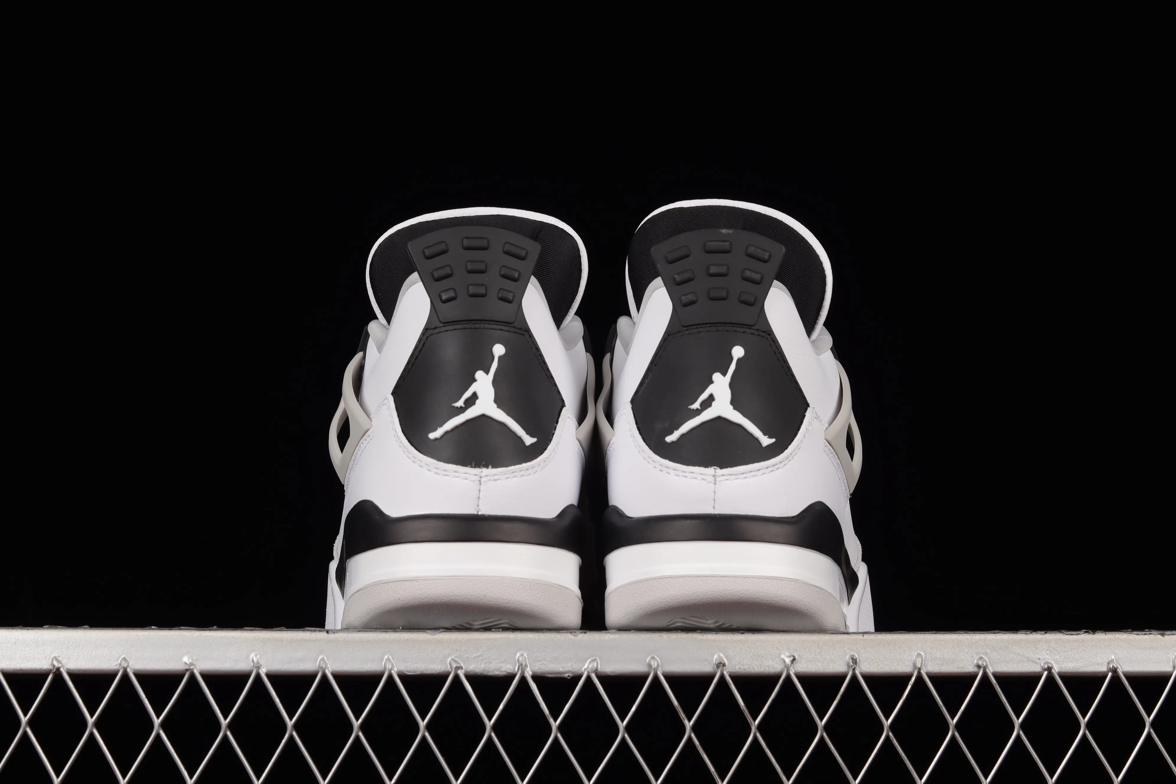All categories Air Jordan Jordan series basketball shoes Air Jordan 4 pure original Air Jordan 4 "Military Black" AJ4 Joe 4 gray and black stitching DH6927-111
